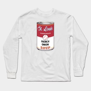 St Louis Cardinals Soup Can Long Sleeve T-Shirt